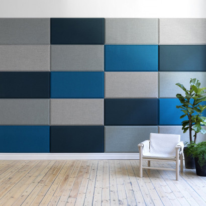 Wandabsorber Domo Wall - 120x60 cm, blaugrün