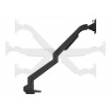 M VESA Gas Lift Arm Single Black