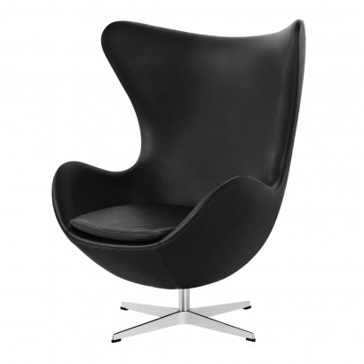 Loungesessel EGG™ - In Leder, von Arne Jacobsen