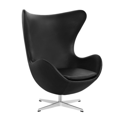 Loungesessel EGG™ - In Leder, von Arne Jacobsen