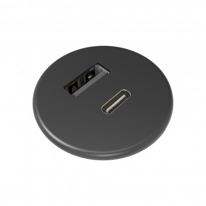 Axessline Micro - USB-A, USB-C (5V 3A)