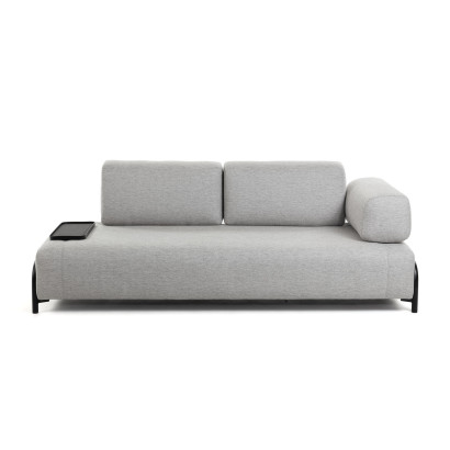 Sofa C.O - 3-Sitzer, mit Tablett