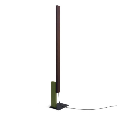 Gulvlampe High Line - Wenge/Grøn