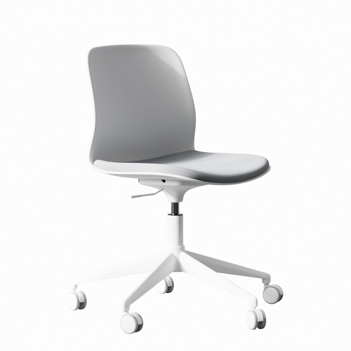 Konferencestol Ergo 006C, Farve White / Light Grey