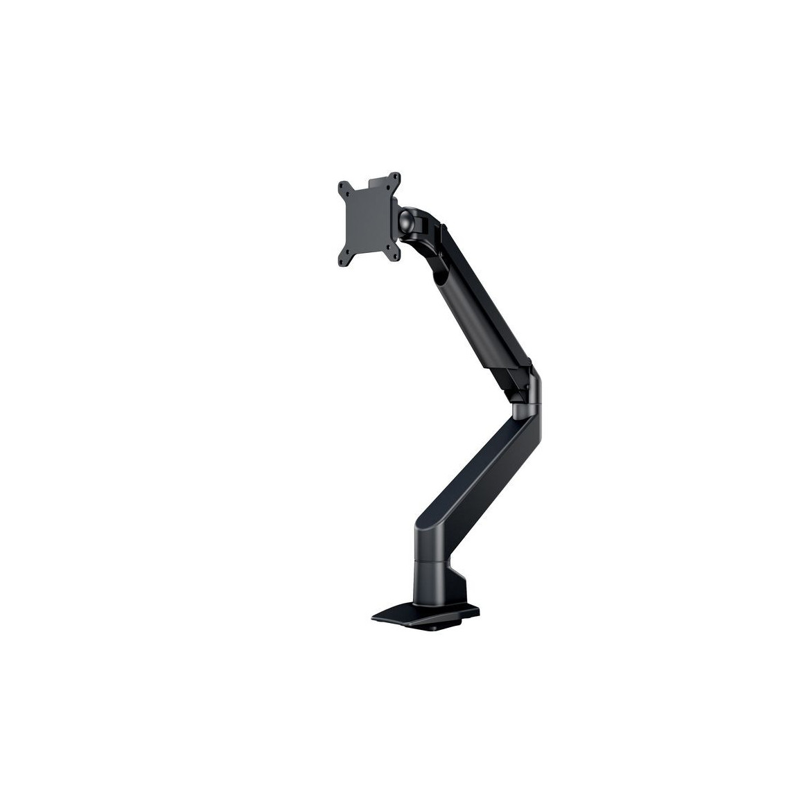 M Vesa Gas Lift Arm Single Black Dpj Workspace