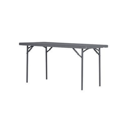 Table pliante New Zown Classic XL - 152x76 cm, gris foncé