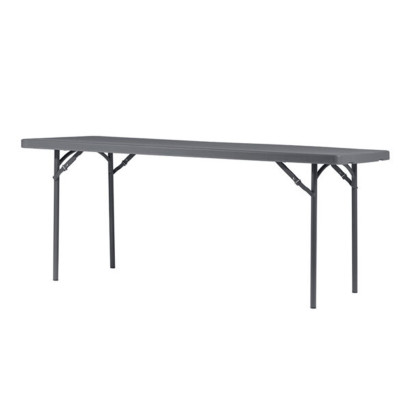 Table pliante New Zown Classic XL - 183x76 cm, gris foncé